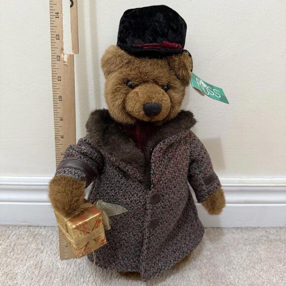 Rust “Oliver” Moss 16” Christmas Plush Bear Collectible - Picture 5 of 6